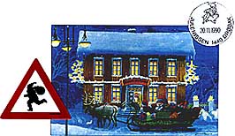 A traditional Norwegian Christmas Card